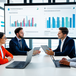 A diverse group of professional adults, including legal experts and AI specialists, engaged in a collaborative discussion about data privacy and ethical artificial intelligence. They are situated in a modern, secure legal tech office, with abstract digital representations of data streams and compliance documents subtly integrated into the background. Each individual is fully clothed in professional business attire, appearing in a natural pose with perfect anatomy, correct proportions, well-formed hands, and proper finger count. The scene is well-lit, depicting a high-quality, professional photograph with appropriate content, safe for work, and family-friendly.