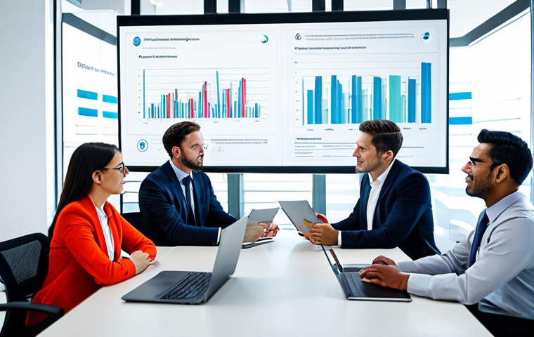 A diverse group of professional adults, including legal experts and AI specialists, engaged in a collaborative discussion about data privacy and ethical artificial intelligence. They are situated in a modern, secure legal tech office, with abstract digital representations of data streams and compliance documents subtly integrated into the background. Each individual is fully clothed in professional business attire, appearing in a natural pose with perfect anatomy, correct proportions, well-formed hands, and proper finger count. The scene is well-lit, depicting a high-quality, professional photograph with appropriate content, safe for work, and family-friendly.