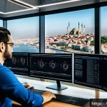 Home 22 딥러닝 학습의 핵심 기술 - A modern deep learning research lab scene in Istanbul, Turkey, featuring diverse Turkish AI research...
